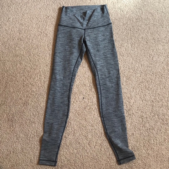 lululemon athletica Pants - Grey Lululemon Leggings size 6